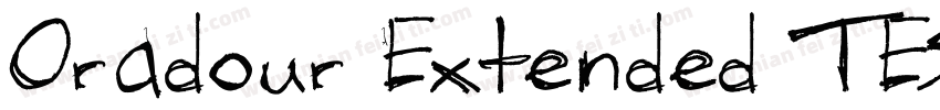 Oradour Extended TES字体转换